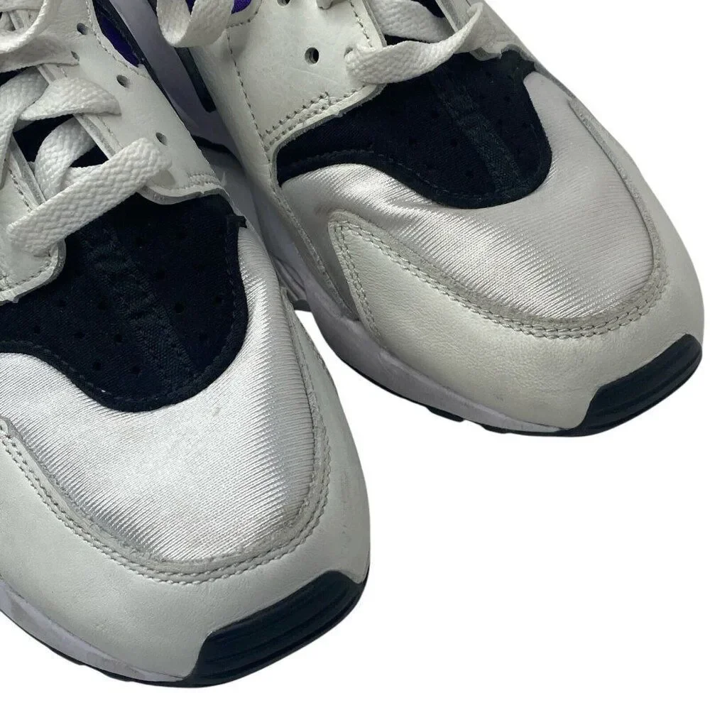 Nike Air Huarache White Purple Punch Shoe DH4439 105 SIZE 7 WOMENS 8.5